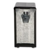 Tabletop Napkin Dispenser, Tall Fold, 3.75 x 4 x 7.5, Capacity: 150, Black