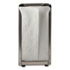 Tabletop Napkin Dispenser, Tall Fold, 3.75 x 4 x 7.5, Capacity: 150, Chrome