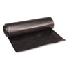 <strong>Boardwalk®</strong><br />Recycled Low-Density Polyethylene Can Liners, 33 gal, 1.6 mil, 33" x 39", Black, 10 Bags/Roll, 10 Rolls/Carton