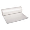 Low Density Repro Can Liners, 60 Gal, 1.4 Mil, 38" X 58", Clear, 10 Bags/roll, 10 Rolls/carton