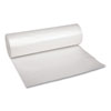 Low Density Repro Can Liners, 45 Gal, 1.4 Mil, 40" X 46", Clear, 10 Bags/roll, 10 Rolls/carton