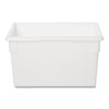 Food/Tote Boxes, 21.5 gal, 26 x 18 x 15, White, Plastic