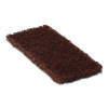 Octopus Heavy Duty Cleaning Pad, 5 x 9, Brown, 20/Carton