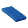 Octopus 102 Medium Duty Cleaning Pad, 5 x 9, Blue, 20/Carton