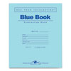 Examination Blue Book, Wide/legal Rule, Blue Cover, 8.5 X 7, 12 Sheets