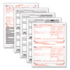 W-2 Tax Form for Inkjet/Laser Printers, Fiscal Year: 2022, Four-Part Carbonless, 8.5 x 5.5, 2 Forms/Sheet, 50 Forms Total