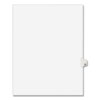 Preprinted Legal Exhibit Side Tab Index Dividers, Avery Style, 10-Tab, 17, 11 X 8.5, White, 25/pack, (1017)