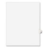 Preprinted Legal Exhibit Side Tab Index Dividers, Avery Style, 10-Tab, 18, 11 X 8.5, White, 25/pack, (1018)