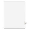 Preprinted Legal Exhibit Side Tab Index Dividers, Avery Style, 10-Tab, 21, 11 X 8.5, White, 25/pack, (1021)