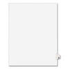 Preprinted Legal Exhibit Side Tab Index Dividers, Avery Style, 10-Tab, 23, 11 X 8.5, White, 25/pack, (1023)