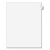 Preprinted Legal Exhibit Side Tab Index Dividers, Avery Style, 10-Tab, 27, 11 X 8.5, White, 25/pack, (1027)
