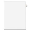 Preprinted Legal Exhibit Side Tab Index Dividers, Avery Style, 10-Tab, 28, 11 X 8.5, White, 25/pack, (1028)