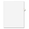 Preprinted Legal Exhibit Side Tab Index Dividers, Avery Style, 10-Tab, 33, 11 X 8.5, White, 25/pack, (1033)