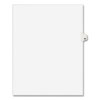 Preprinted Legal Exhibit Side Tab Index Dividers, Avery Style, 10-Tab, 34, 11 X 8.5, White, 25/pack, (1034)