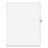 Preprinted Legal Exhibit Side Tab Index Dividers, Avery Style, 10-Tab, 35, 11 X 8.5, White, 25/pack, (1035)