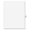 Preprinted Legal Exhibit Side Tab Index Dividers, Avery Style, 10-Tab, 39, 11 X 8.5, White, 25/pack, (1039)