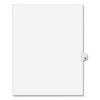 Preprinted Legal Exhibit Side Tab Index Dividers, Avery Style, 10-Tab, 40, 11 X 8.5, White, 25/pack, (1040)