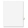 Preprinted Legal Exhibit Side Tab Index Dividers, Avery Style, 10-Tab, 43, 11 X 8.5, White, 25/pack, (1043)