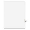 Preprinted Legal Exhibit Side Tab Index Dividers, Avery Style, 10-Tab, 44, 11 X 8.5, White, 25/pack, (1044)