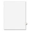 Preprinted Legal Exhibit Side Tab Index Dividers, Avery Style, 10-Tab, 46, 11 X 8.5, White, 25/pack, (1046)