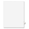 Preprinted Legal Exhibit Side Tab Index Dividers, Avery Style, 10-Tab, 47, 11 X 8.5, White, 25/pack, (1047)