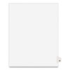 Preprinted Legal Exhibit Side Tab Index Dividers, Avery Style, 10-Tab, 49, 11 X 8.5, White, 25/pack, (1049)