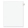 Preprinted Legal Exhibit Side Tab Index Dividers, Avery Style, 10-Tab, 52, 11 X 8.5, White, 25/pack, (1052)