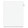 Preprinted Legal Exhibit Side Tab Index Dividers, Avery Style, 10-Tab, 53, 11 X 8.5, White, 25/pack, (1053)