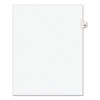 Preprinted Legal Exhibit Side Tab Index Dividers, Avery Style, 10-Tab, 55, 11 X 8.5, White, 25/pack, (1055)