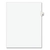 Preprinted Legal Exhibit Side Tab Index Dividers, Avery Style, 10-Tab, 56, 11 X 8.5, White, 25/pack, (1056)