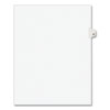 Preprinted Legal Exhibit Side Tab Index Dividers, Avery Style, 10-Tab, 57, 11 X 8.5, White, 25/pack, (1057)