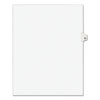 Preprinted Legal Exhibit Side Tab Index Dividers, Avery Style, 10-Tab, 59, 11 X 8.5, White, 25/pack, (1059)