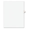 Preprinted Legal Exhibit Side Tab Index Dividers, Avery Style, 10-Tab, 60, 11 X 8.5, White, 25/pack, (1060)