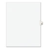 Preprinted Legal Exhibit Side Tab Index Dividers, Avery Style, 10-Tab, 62, 11 X 8.5, White, 25/pack, (1062)