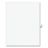 Preprinted Legal Exhibit Side Tab Index Dividers, Avery Style, 10-Tab, 64, 11 X 8.5, White, 25/pack, (1064)