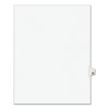 Preprinted Legal Exhibit Side Tab Index Dividers, Avery Style, 10-Tab, 68, 11 X 8.5, White, 25/pack, (1068)