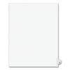 Preprinted Legal Exhibit Side Tab Index Dividers, Avery Style, 10-Tab, 75, 11 X 8.5, White, 25/pack, (1075)
