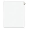 Preprinted Legal Exhibit Side Tab Index Dividers, Avery Style, 10-Tab, 76, 11 X 8.5, White, 25/pack, (1076)