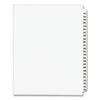 Preprinted Legal Exhibit Side Tab Index Dividers, Avery Style, 25-Tab, 151 To 175, 11 X 8.5, White, 1 Set, (1336)