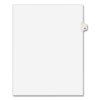 Preprinted Legal Exhibit Side Tab Index Dividers, Avery Style, 26-Tab, F, 11 X 8.5, White, 25/pack, (1406)