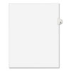 Preprinted Legal Exhibit Side Tab Index Dividers, Avery Style, 26-Tab, G, 11 X 8.5, White, 25/pack, (1407)