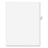 Preprinted Legal Exhibit Side Tab Index Dividers, Avery Style, 26-Tab, I, 11 X 8.5, White, 25/pack, (1409)