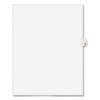 Preprinted Legal Exhibit Side Tab Index Dividers, Avery Style, 26-Tab, K, 11 X 8.5, White, 25/pack, (1411)