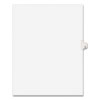 Preprinted Legal Exhibit Side Tab Index Dividers, Avery Style, 26-Tab, L, 11 X 8.5, White, 25/pack, (1412)