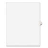Preprinted Legal Exhibit Side Tab Index Dividers, Avery Style, 26-Tab, M, 11 X 8.5, White, 25/pack, (1413)