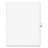 Preprinted Legal Exhibit Side Tab Index Dividers, Avery Style, 26-Tab, N, 11 X 8.5, White, 25/pack, (1414)