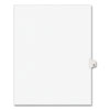 Preprinted Legal Exhibit Side Tab Index Dividers, Avery Style, 26-Tab, P, 11 X 8.5, White, 25/pack, (1416)