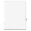 Preprinted Legal Exhibit Side Tab Index Dividers, Avery Style, 26-Tab, Q, 11 X 8.5, White, 25/pack, (1417)