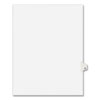 Preprinted Legal Exhibit Side Tab Index Dividers, Avery Style, 26-Tab, S, 11 X 8.5, White, 25/pack, (1419)