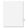 Preprinted Legal Exhibit Side Tab Index Dividers, Avery Style, 26-Tab, T, 11 X 8.5, White, 25/pack, (1420)